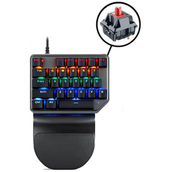MotoSpeed K27 Wired Mechanical RGB Keypad - Red Switches