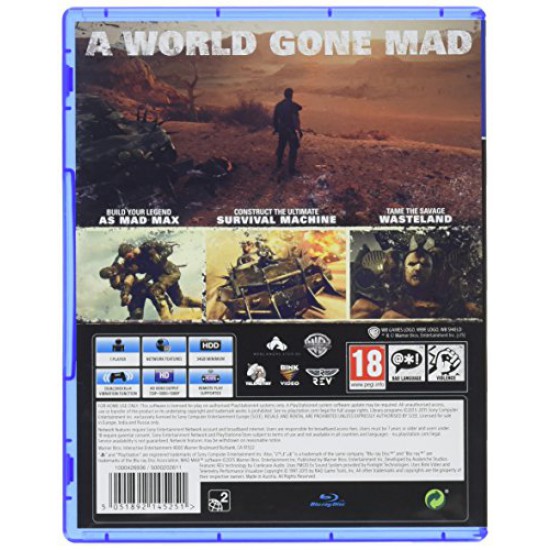 (USED) Mad Max  - Playstation4 (USED)
