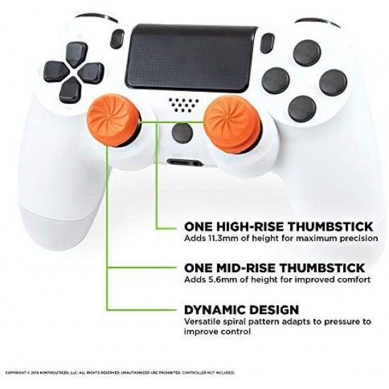 KontrolFreek FPS Freek Vortex for PlayStation 4 (PS4) Controller Orange