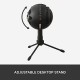 Blue Microphones Snowball Omnidirectional/Cardioid USB Microphone - Black