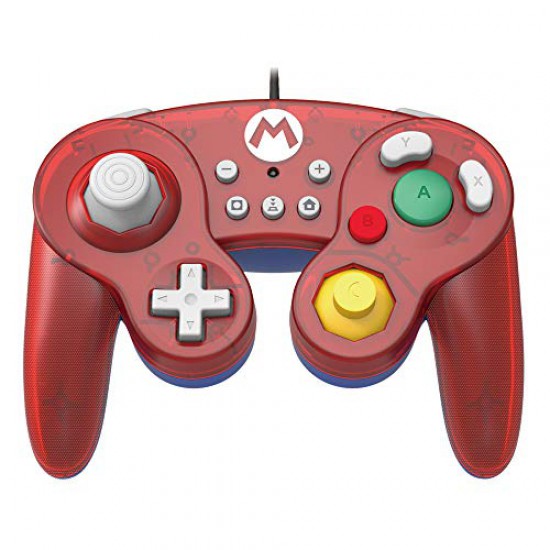 HORI Nintendo Switch Battle Pad (Mario) GameCube Style Controller - Nintendo Switch