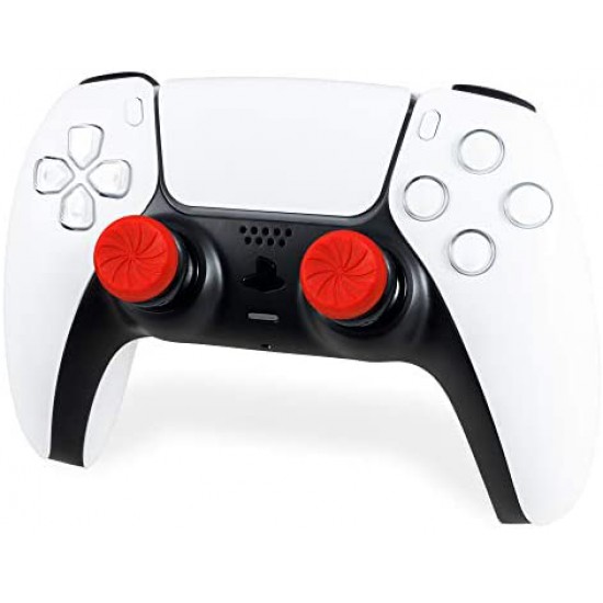 KontrolFreek FPS Freek Inferno for Playstation 4 (PS4) and PlayStation 5 (PS5)  Red
