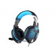 G1100 Vibration Function Professional Gaming Headphone Games Headset with Mic Stereo Bass Breathing LED Light for PC Gamer