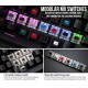 Glorious Modular Mechanical Gaming Keyboard - Full Size (104 Key) - RGB LED Backlit, Brown Switches, Hot Swap Switches (Black)(GMMK-BRN)