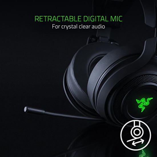 Razer ManO'War Wireless 7.1 Surround Sound Gaming Headset Compatible with PC, Mac, Steam Link and works with Playstation 4