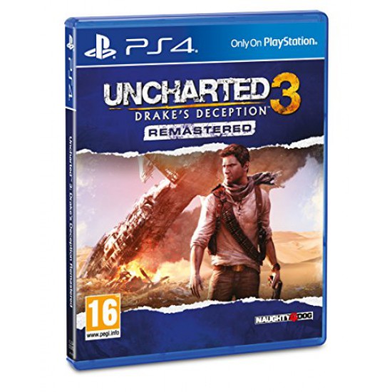(USED) Uncharted 3: Drakes Deception Remastered (PS4)  (USED)