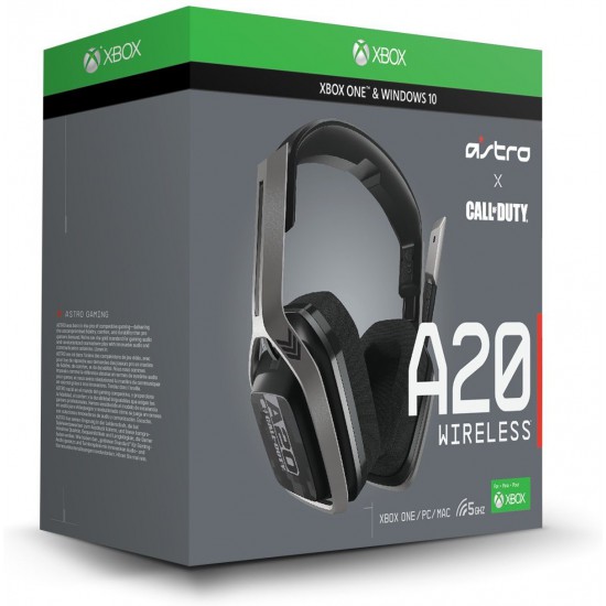 ASTRO GamingA20Wireless Headset, Black/Green - Xbox One