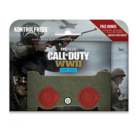 KontrolFreek FPS Freek Call of Duty: WWII for PlayStation 4 *Exclusive Calling Card Included