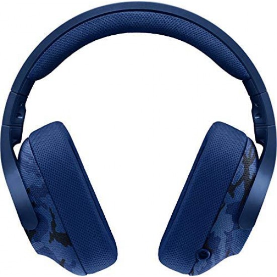 Logitech G433 7.1 Wired Gaming Headset with DTS Headphone: X 7.1 Surround for PC, PS4, Pro, Xbox One, S, Nintendo Switch ? Camo Blue