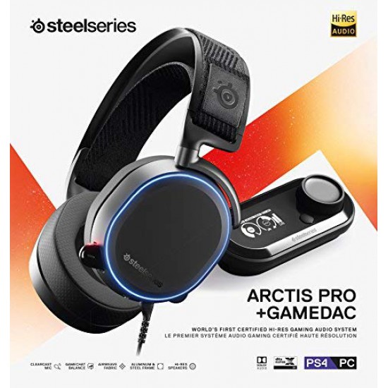SteelSeries Arctis Pro GameDAC - Gaming Headset - Certified Hi-Res