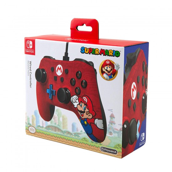 PowerA 1506261-01 Wired Controller for Nintendo Switch - Mario