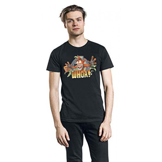 Crash Bandicoot T-Shirt Whoa Size L Shirts 