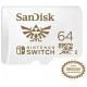 SanDisk 64GB MicroSDXC UHS-I Memory Card for Nintendo Switch