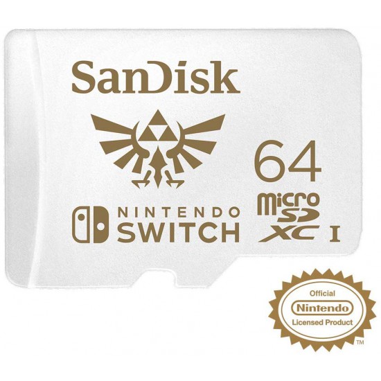 SanDisk 64GB MicroSDXC UHS-I Memory Card for Nintendo Switch