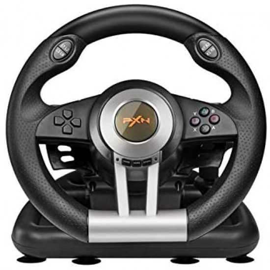 PXN V3II 4 IN 1 USB WIRED VIBRATION MOTOR RACING GAMES STEERING WHEEL FOR PS4 /3 FOR XBOX ONE FOR PC