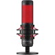 HyperX QuadCast - USB Condenser Gaming Microphone, for PC, PS4 and Mac, Anti-Vibration Shock Mount, Four Polar patterns, Pop Filter, Gain Control, Podcasts, Twitch, YouTube, Discord, Red LED - Black