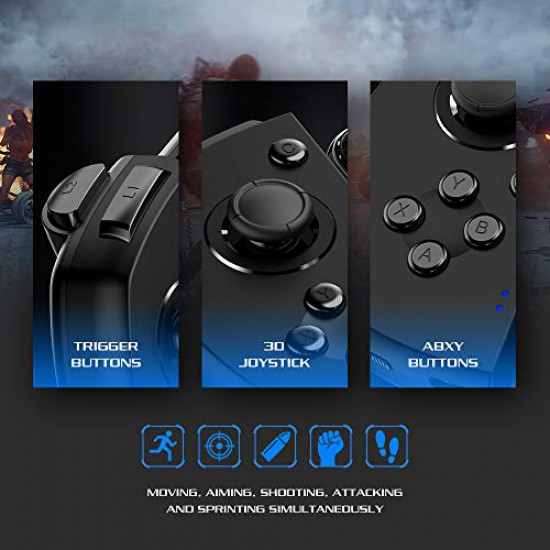 Mobile Gaming Touchroller GameSir G6, One-Handed Wireless Game Controller for iPhone Bluetooth Gamepad with Joystick