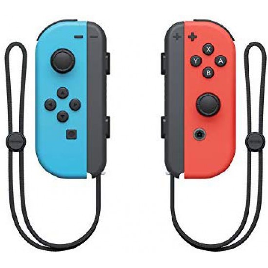 Nintendo Switch with Neon Blue and Neon Red JoyCon