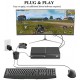 DUTISON Keyboard and Mouse Adapter Compatible with PS4 Xbox One Nintendo Switch PS3 Xbox 360