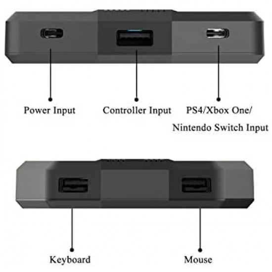 DUTISON Keyboard and Mouse Adapter Compatible with PS4 Xbox One Nintendo Switch PS3 Xbox 360