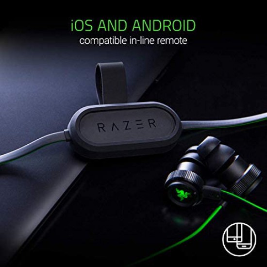 Razer Hammerhead True Wireless Bluetooth Earbuds: Low-Latency - Water Resistant - Bluetooth 5.0 Auto Pairing - Classic Black
