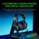 Razer Kraken Ultimate RGB USB Gaming Headset: THX 7.1 Spatial Surround Sound - Chroma RGB Lighting - Retractable Active Noise Cancelling Mic - Aluminum & Steel Frame - For PC - Classic Black