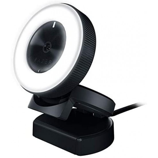 Webcam Web Cam Razer Kiyo Autofocus Ring Light Computer Online Streaming Webcam w/Mic