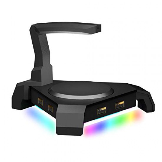 Drama Tilintetgøre Viewer MOTOSPEED Gaming Mouse Bungee Cable Holder with 4 Port USB Hub -4 LED  Backlit RGB | icegames