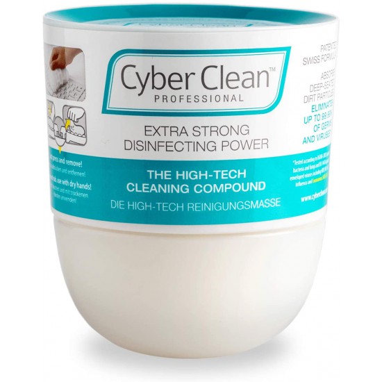 Cyber Clean Professional Cleaning Compound 160 g Modern Cup I Extra Strong Disinfection I For Cleaning Keyboards, Mobile Phones and All Strong Structured Surfaces I Keyboard Cleaner