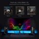Redragon GS520 Anvil RGB Desktop Speakers, 2.0 Channel PC Computer Stereo Speaker with 6 Colorful LED Modes, Enhanced Bass and Easy-Access Volume Control, USB Powered w/ 3.5mm Cable