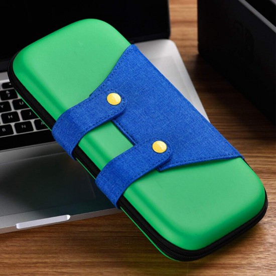 For Nintendo Switch Case, Switch Carrying Case,Travel Carry Case Bag for Nintendo Switch Joy Con & Accessories-Green