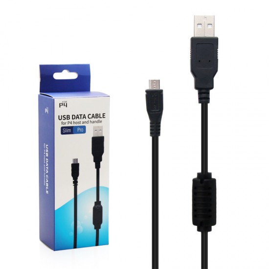 For Sony PS4 Slim Game Controller 2 In 1 Micro Charging USB Data Cable Charger For P4 Host and Handle Cable
