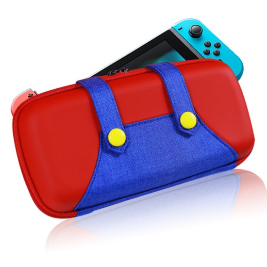 Game Console Carry Bag Gamepad Protective Pouch Storage Bag for Nintendo Switch NS Dual Zipper Button Cover Case