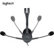  Logitech H111 Cell phone Computer wired headset Head-mounted Music voice headset Wear mike Suitable for office and student class