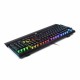 Superia New Arrival Redragon K569 RGB LED Backlit  104 keys Mechanical Keyboard with Wrist Rest Blue Switches Gaming Keyboard