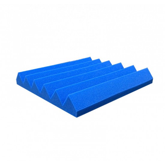 MASTERMIND WEDGE ACOUSTIC STUDIO FOAM- SOUNDPROOFING ? BLUE COLOR ? WEDGE STYLE PANELS