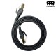 RANSOR CAT8 1m/3ft Premium Flat Ethernet Cable - Black