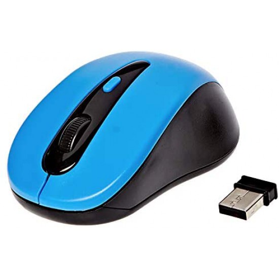 enet G213 2.4Ghz Wireless Mouse - Black & Blue