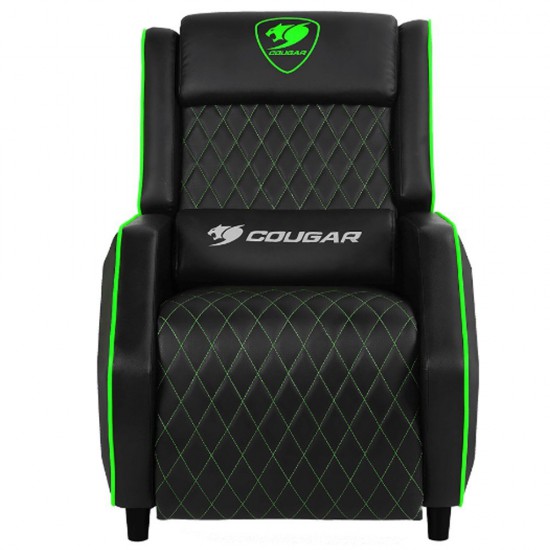 Cougar Ranger Perfect Professional Gaming Sofa - Black/Green