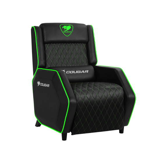 Cougar Ranger Perfect Professional Gaming Sofa - Black/Green