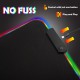 INSTEN GAMING RGB LED MOUSE PAD EXTRA LARGE EXTENDED (Black)