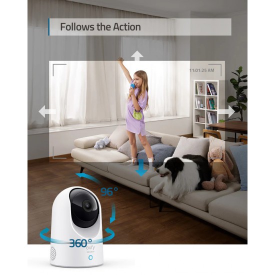 Eufy Indoor Securtity Camera with 2K Resolution and On-Device AI