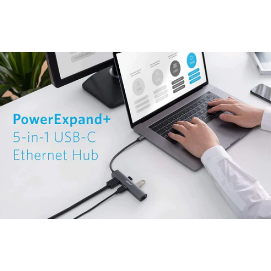 Anker PowerExpand+ USB-C Hub (5-in-1, Slim)