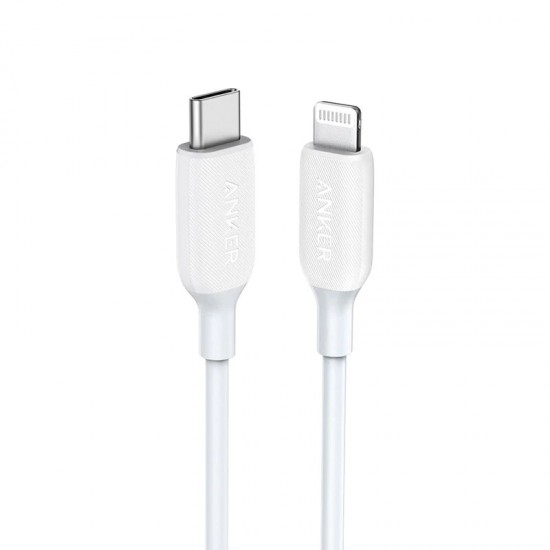 Anker Powerline III USB-C to Lightning Cable (0.9m/3ft White, A8832H21)