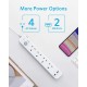 Anker PowerExtend (6-in-1) USB 4 Strip with 2m Cable