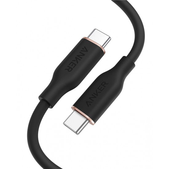 Anker PowerLine III Flow USB-C to USB-C Cable 100W 0.9m ? Black