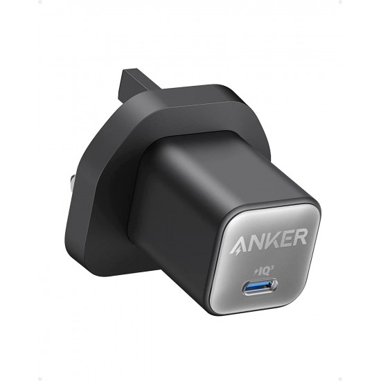 Anker 511 (Nano 3) 30W Wall Charger with USB-C GaN for iPhone