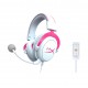 HyperX Cloud II - Gaming Headset (White with Pink)