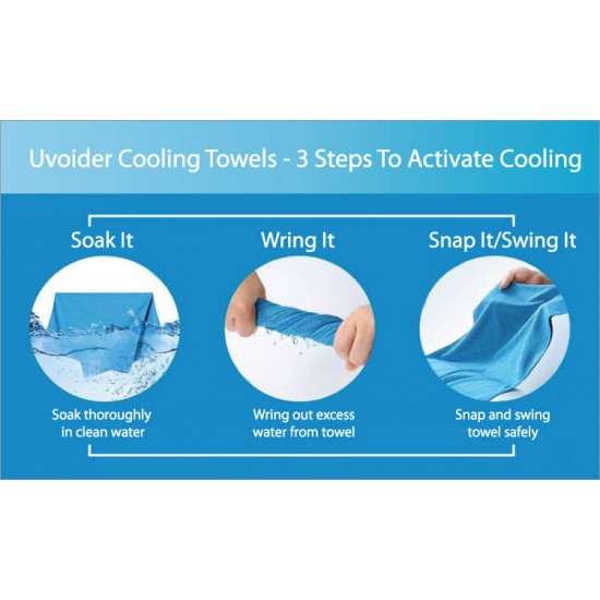 Sports Cool Towel | Quick Drying Cooling Towel(Dark Blue)