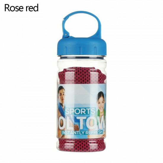 Sports Cool Towel | Quick Drying Cooling Towel(Rose Red)